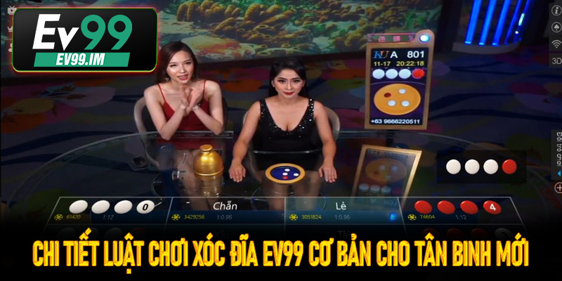 Chi tiết luật chơi xóc đĩa Ev99 cơ bản cho tân binh mới